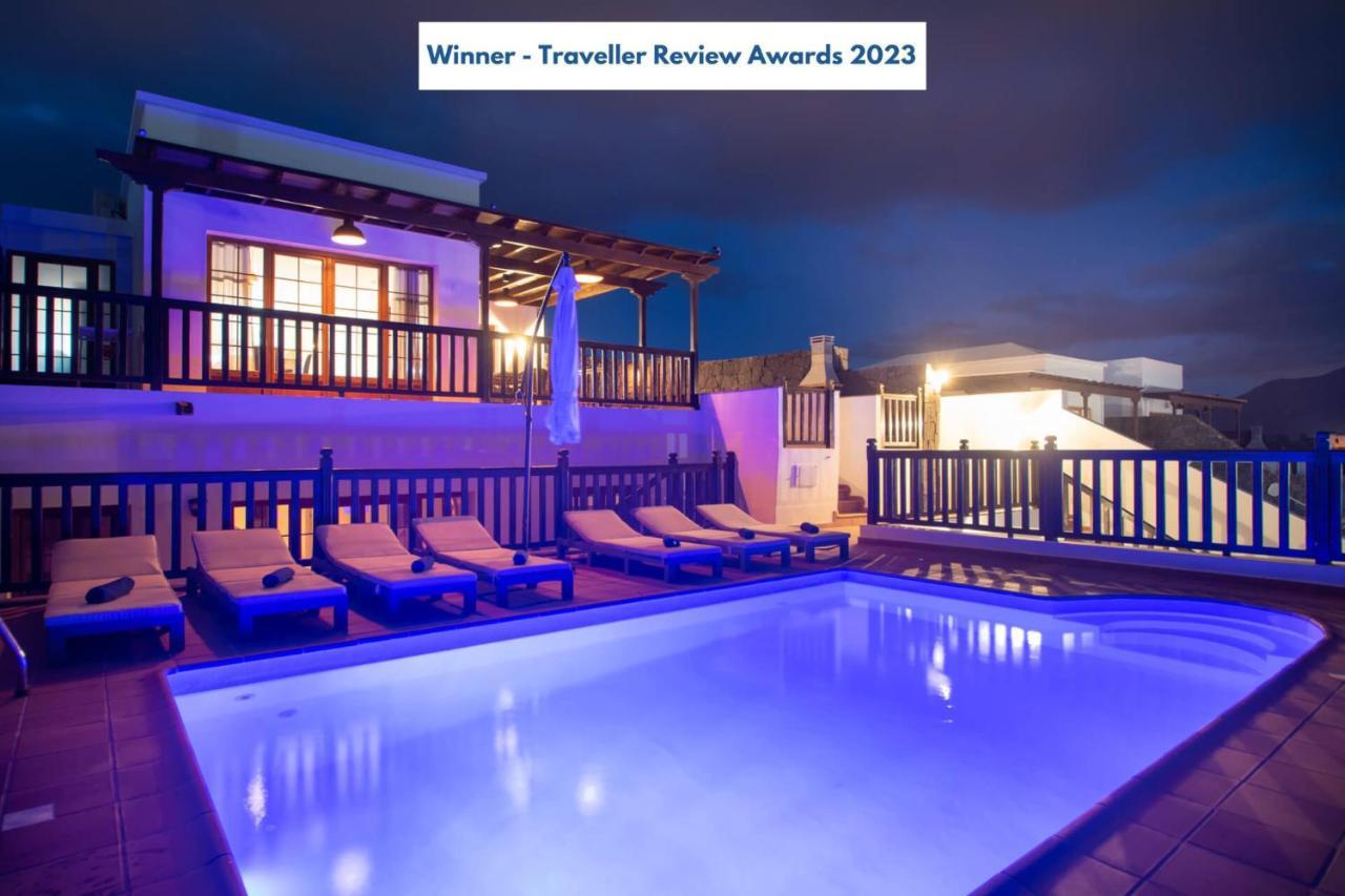 Villa Vista Rey - 6 Bedroom - Heated Pool - Amazing Views - Pool Table - Vista Lobos - Playa Blanca 외부 사진